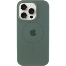 Чохол Silicone Case Full Protective (AA) with MagSafe для Apple iPhone 12 Pro Max (6.7") – Зелений