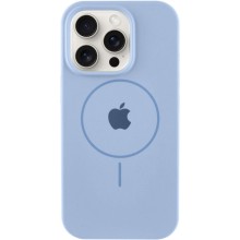 Чехол Silicone Case Full Protective (AA) with MagSafe для Apple iPhone 12 Pro Max (6.7") – Голубой