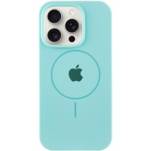 Чохол Silicone Case Full Protective (AA) with MagSafe для Apple iPhone 12 Pro Max (6.7") – Бірюзовий