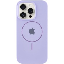 Чохол Silicone Case Full Protective (AA) with MagSafe для Apple iPhone 12 Pro Max (6.7") – Бузковий