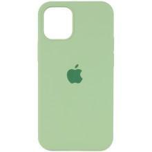 Чохол Silicone Case Full Protective (AA) для Apple iPhone 12 Pro Max (6.7") (М'ятний)