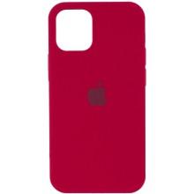 Чохол Silicone Case Full Protective (AA) для Apple iPhone 12 Pro Max (6.7") (Червоний)
