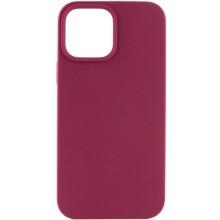 Чохол Silicone Case Full Protective (AA) NO LOGO для Apple iPhone 12 Pro Max (6.7") (Бордовий)