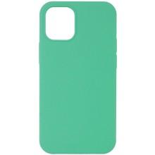 Чохол Silicone Case Full Protective (AA) NO LOGO для Apple iPhone 12 Pro Max (6.7") (Зелений)