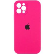 Чохол Silicone Case Full Camera Protective (AA) для Apple iPhone 12 Pro Max (6.7") (Рожевий)