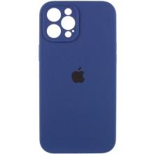 Чохол Silicone Case Full Camera Protective (AA) для Apple iPhone 12 Pro Max (6.7") (Синій)