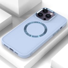 TPU чехол Bonbon Metal Style with MagSafe для Apple iPhone 12 Pro Max (6.7") – Голубой