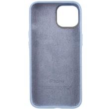 Чехол Silicone Case Metal Buttons (AA) для Apple iPhone 12 Pro Max (6.7") – Голубой