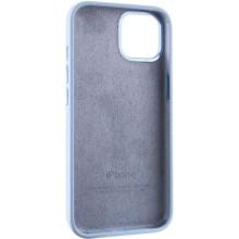 Чехол Silicone Case Metal Buttons (AA) для Apple iPhone 12 Pro Max (6.7") – Голубой