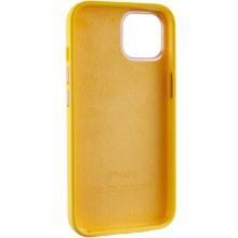 Чехол Silicone Case Metal Buttons (AA) для Apple iPhone 12 Pro Max (6.7") – Желтый