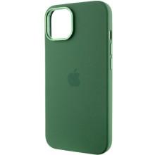 Чехол Silicone Case Metal Buttons (AA) для Apple iPhone 12 Pro Max (6.7") – Зеленый