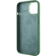 Чехол Silicone Case Metal Buttons (AA) для Apple iPhone 12 Pro Max (6.7") – Зеленый