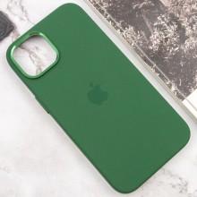 Чехол Silicone Case Metal Buttons (AA) для Apple iPhone 12 Pro Max (6.7") – Зеленый