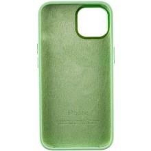 Чехол Silicone Case Metal Buttons (AA) для Apple iPhone 12 Pro Max (6.7") – Зеленый