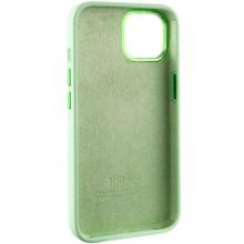 Чехол Silicone Case Metal Buttons (AA) для Apple iPhone 12 Pro Max (6.7") – Зеленый