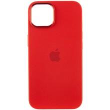 Чехол Silicone Case Metal Buttons (AA) для Apple iPhone 12 Pro Max (6.7") – Красный