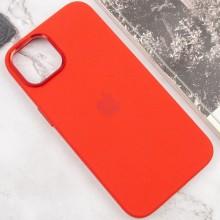 Чехол Silicone Case Metal Buttons (AA) для Apple iPhone 12 Pro Max (6.7") – Красный