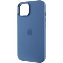 Чехол Silicone Case Metal Buttons (AA) для Apple iPhone 12 Pro Max (6.7") – Синий