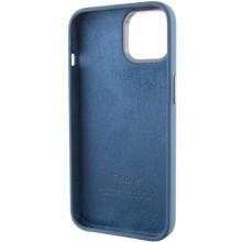 Чехол Silicone Case Metal Buttons (AA) для Apple iPhone 12 Pro Max (6.7") – Синий