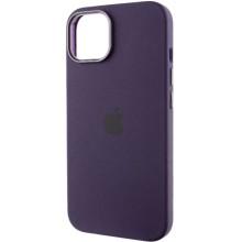 Чехол Silicone Case Metal Buttons (AA) для Apple iPhone 12 Pro Max (6.7") – Фиолетовый