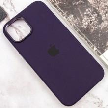 Чехол Silicone Case Metal Buttons (AA) для Apple iPhone 12 Pro Max (6.7") – Фиолетовый