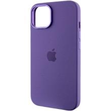 Чехол Silicone Case Metal Buttons (AA) для Apple iPhone 12 Pro Max (6.7") – Фиолетовый