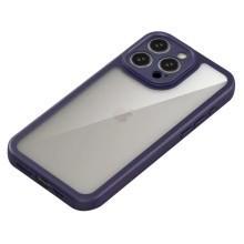 TPU чехол Transparent + Colour 1,5mm для Apple iPhone 12 Pro Max (6.7") – Фиолетовый