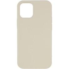 Чехол Silicone Case Full Protective (AA) NO LOGO для Apple iPhone 12 Pro Max (6.7") – Бежевый