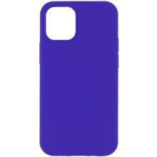 Чехол Silicone Case Full Protective (AA) NO LOGO для Apple iPhone 12 Pro Max (6.7") – Фиолетовый