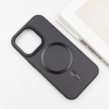 Шкіряний чохол SnapCase with MagSafe для Apple iPhone 12 Pro Max (6.7") – Чорний