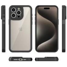 TPU чехол Transparent + Colour 1,5mm для Apple iPhone 12 Pro Max (6.7") – Черный