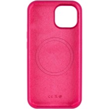Чехол Silicone Case Full Protective (AA) NO LOGO with MagSafe для Apple iPhone 12 Pro Max (6.7") – Малиновый