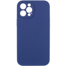 Чохол Silicone Case Full Camera Protective (AA) NO LOGO для Apple iPhone 12 Pro Max (6.7") (Синій)
