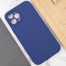 Чохол Silicone Case Full Camera Protective (AA) NO LOGO для Apple iPhone 12 Pro Max (6.7") – Синій