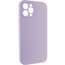 Чехол Silicone Case Full Camera Protective (AA) NO LOGO для Apple iPhone 12 Pro Max (6.7") – Сиреневый