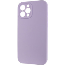 Чехол Silicone Case Full Camera Protective (AA) NO LOGO для Apple iPhone 12 Pro Max (6.7") – Сиреневый