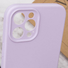 Чехол Silicone Case Full Camera Protective (AA) NO LOGO для Apple iPhone 12 Pro Max (6.7") – Сиреневый