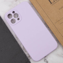 Чохол Silicone Case Full Camera Protective (AA) NO LOGO для Apple iPhone 12 Pro Max (6.7") – Бузковий