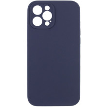 Чохол Silicone Case Full Camera Protective (AA) NO LOGO для Apple iPhone 12 Pro Max (6.7") (Темно-синій)