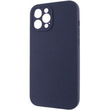 Чохол Silicone Case Full Camera Protective (AA) NO LOGO для Apple iPhone 12 Pro Max (6.7") – Темно-синій