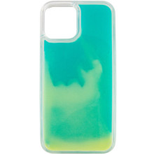 Неоновый чехол Neon Sand glow in the dark для Apple iPhone 12 Pro Max (6.7") – Бирюзовый