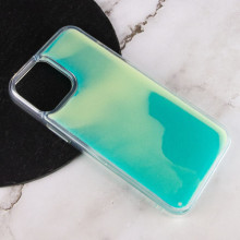 Неоновый чехол Neon Sand glow in the dark для Apple iPhone 12 Pro Max (6.7") – Бирюзовый