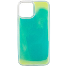 Неоновий чохол Neon Sand glow in the dark для Apple iPhone 12 Pro Max (6.7") – Бірюзовий