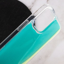 Неоновий чохол Neon Sand glow in the dark для Apple iPhone 12 Pro Max (6.7") – Бірюзовий