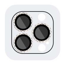 Защитное стекло Metal Shine на камеру (в упак.) для Apple iPhone 12 Pro Max