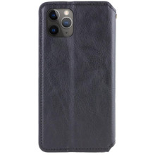 Кожаный чехол-книжка GETMAN Cubic (PU) для Apple iPhone 12 Pro Max (6.7") – Черный