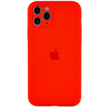 Чехол Silicone Case Full Camera Protective (AA) для Apple iPhone 12 Pro Max (6.7") – Красный