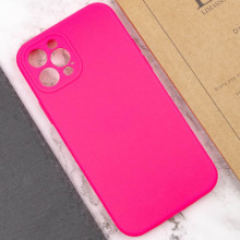 Чехол Silicone Case Full Camera Protective (AA) NO LOGO для Apple iPhone 12 Pro Max (6.7") – Розовый