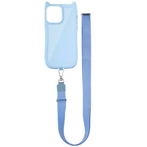 Чохол TPU GETMAN Cat with straps для Apple iPhone 12 Pro Max (6.7") – Blue