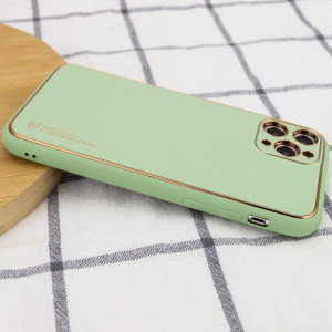 Шкіряний чохол Xshield для Apple iPhone 12 Pro Max (6.7") – Зелений